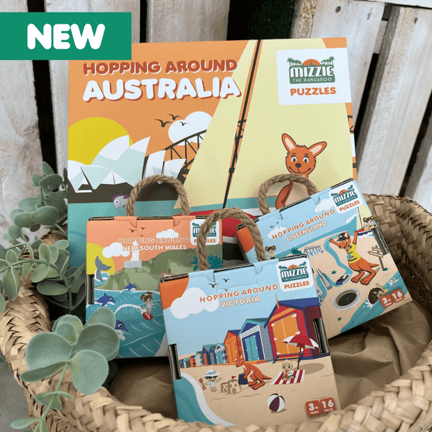 "Little Aussie Lovers" Puzzles Gift Set