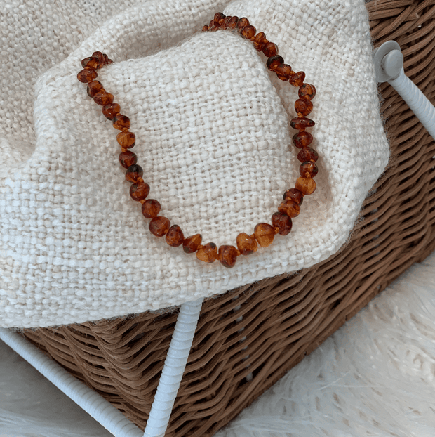 Authentic baltic amber teething 2025 necklace