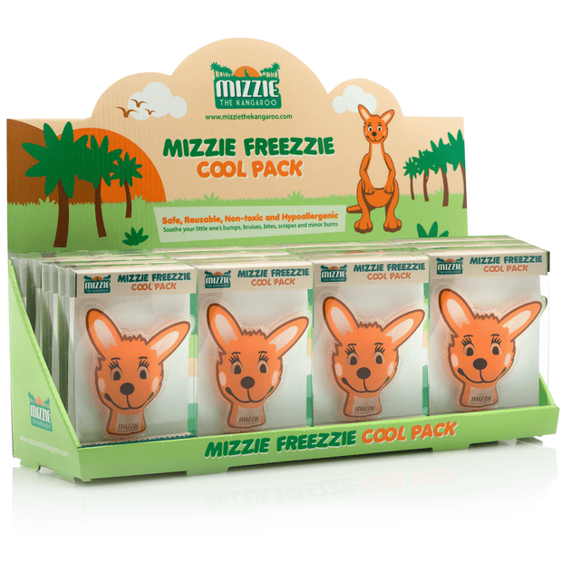 Mizzie The Kangaroo Freezzie Cool Packs For Baby Bumps And Bruises Wholesale